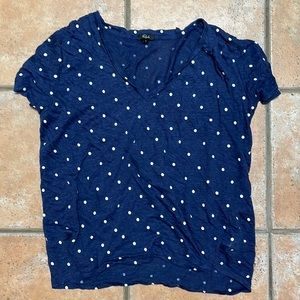 Rails polka dot linen tshirt